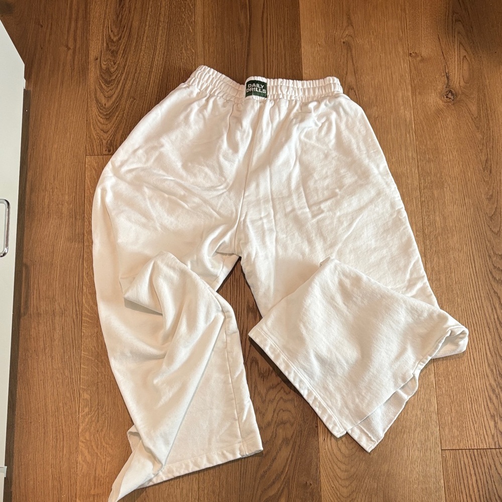 Daily Drills White sweat Pants